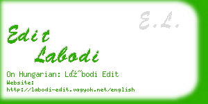 edit labodi business card